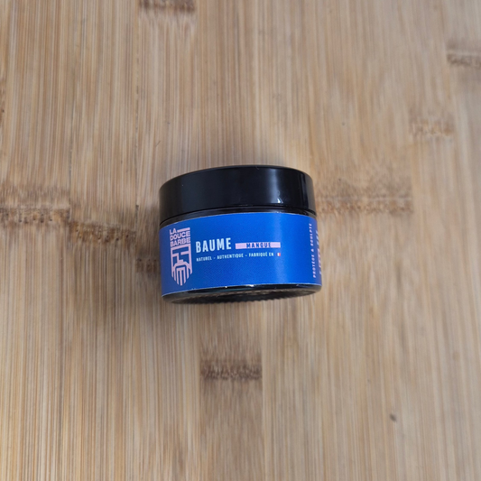 "baume à barbe La Douce Barbe pot 50ml texture fondante Marcus Barber Paris"