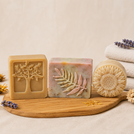 Trio Découverte Savons — Gingembre + Curcuma + Goyave