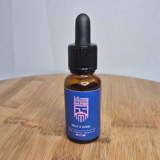 huile à barbe naturelle La Douce Barbe flacon 30ml Marcus Barber Paris"