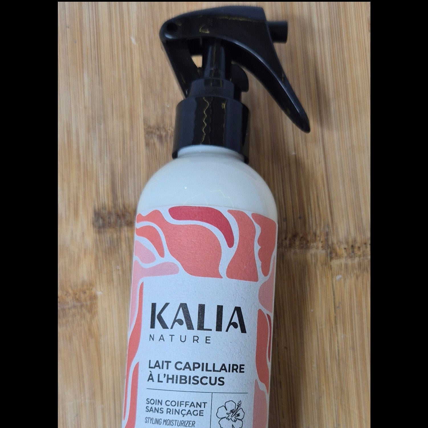 lait capillaire à l'hibiscus