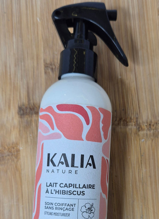 lait capillaire à l'hibiscus