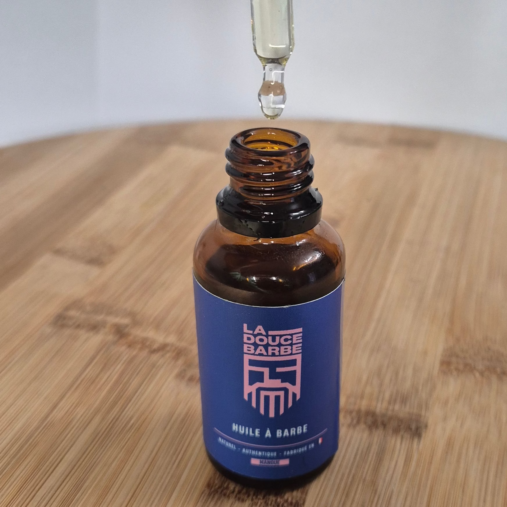 huile à barbe naturelle La Douce Barbe flacon 30ml Marcus Barber Paris"